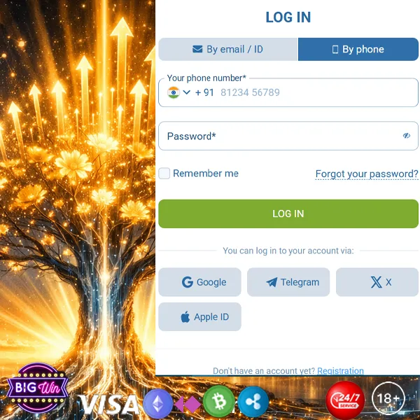 How to Log In to 1xBet on Mobile